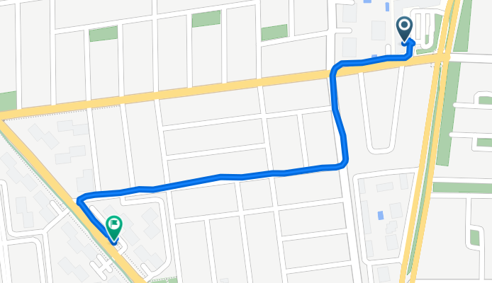 De Avenida Alejandro Fleming 8910–8912, Las Condes a Iv Centenario 1822, Las Condes