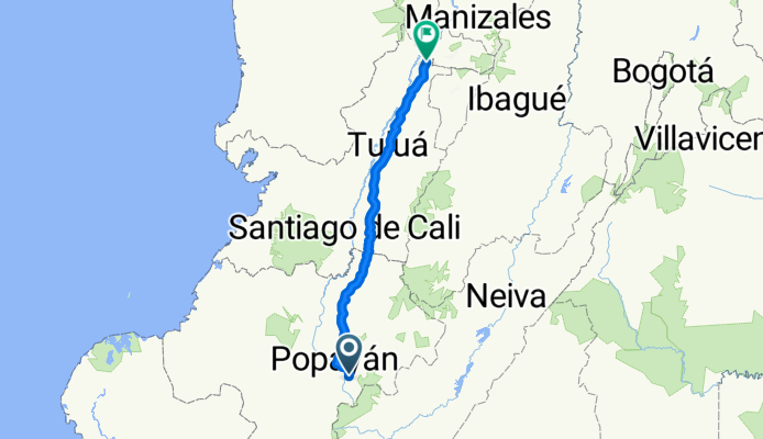 PURACÉ - POPAYAN - CARTAGO