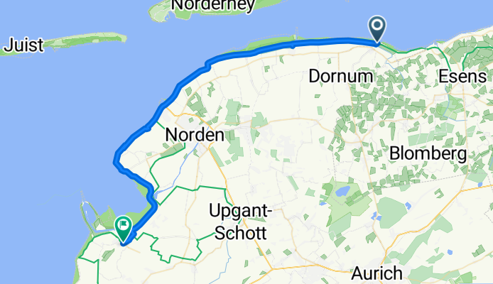 Dornumersiel nach Greetsiel