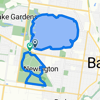 Wendouree Parade, Lake Wendouree to Sturt Street, Newington