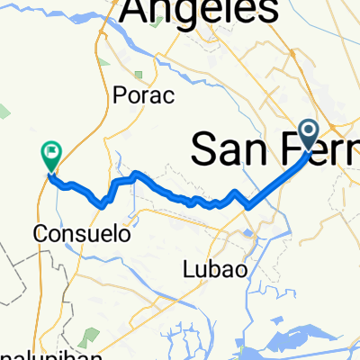 CSFP Central Terminal, San Fernando to Subic - Clark - Tarlac Expressway, Floridablanca
