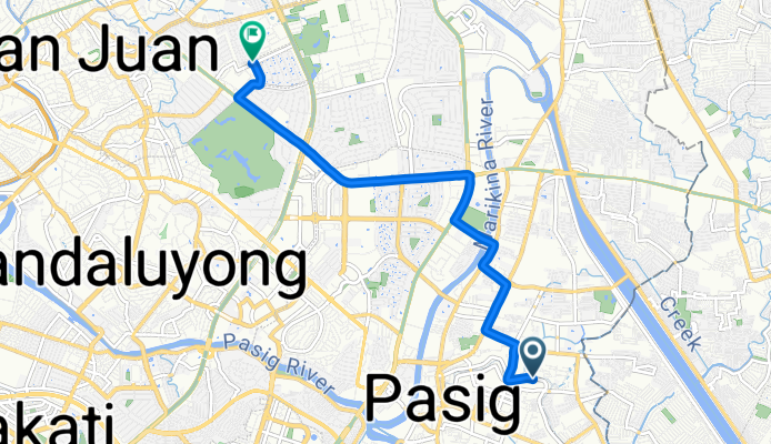 M.H. del Pilar Street 158, Pasig to Annapolis 45, San Juan