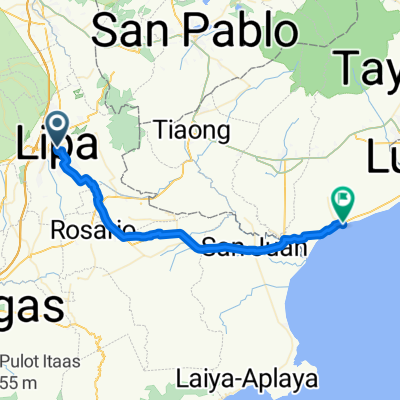 Lipa to Guisguis Sariaya, Quezon beach easyride
