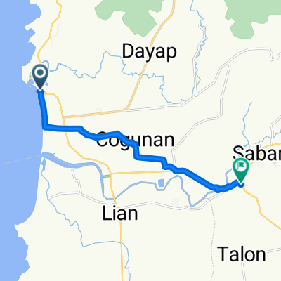 J P Rizal Road 39, Nasugbu to Tuy - Nasugbu Highway