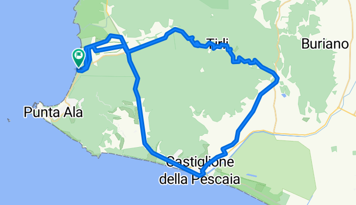 Punta Ala-Tirli-Castiglione della Pescaia