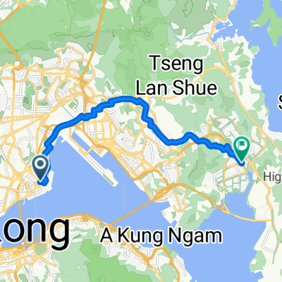 Kowloon to Tseung Kwan O Sports Centre