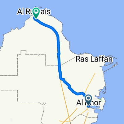 Al Khor to Al Ruwais