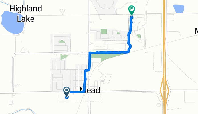 620 Welker Ave, Mead to 16961 Potts Pl, Mead