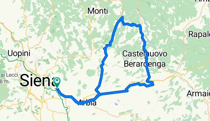 Da Strada Statale 73 Senese Aretina 16, Siena a Strada Statale 73 Senese Aretina 14, Siena