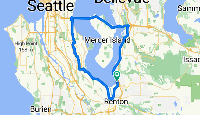 1201 Lake Washington Blvd N, Renton to 1201 Lake Washington Blvd N, Renton