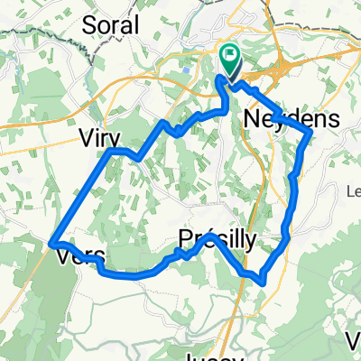 Route de la Capitaine, Saint-Julien-en-Genevois to Chemin du Pont Lambin 46, Saint-Julien-en-Genevois