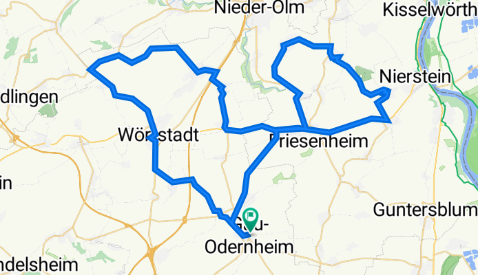 Rund um den Petersberg 2011 - RTF des RV 1924 e.V. Gau-Odernheim - 75 km Strecke
