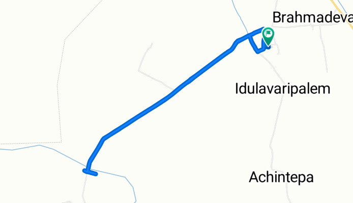 Unnamed Road, Brahmadevam to Unnamed Road, Brahmadevam