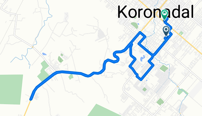 Santiago Odi Street, Koronadal City to Gensan Drive 3068, Koronadal City