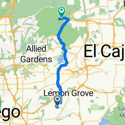 6954 Daventry St, Lemon Grove to 9980–10088 Father Junipero Serra Trail, San Diego