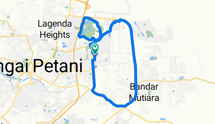 6111, Lorong Inang 2, Sungai Petani to 6110, Lorong Inang 2, Sungai Petani