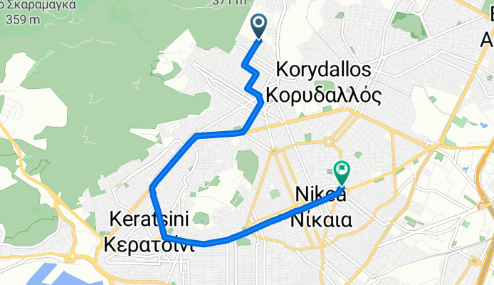 Κοζάνης 61, Κορυδαλλός to Αθήνας 1, Νίκαια