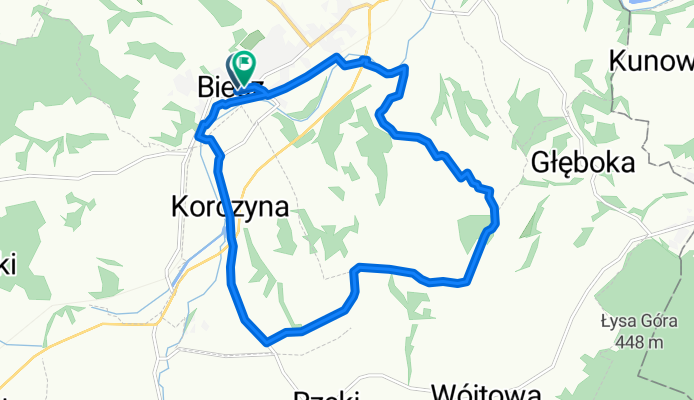 Biecz-Niebieski Szlak-Biecz
