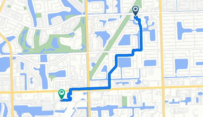 9340 Taft St, Pembroke Pines to City Center Blvd, Pembroke Pines