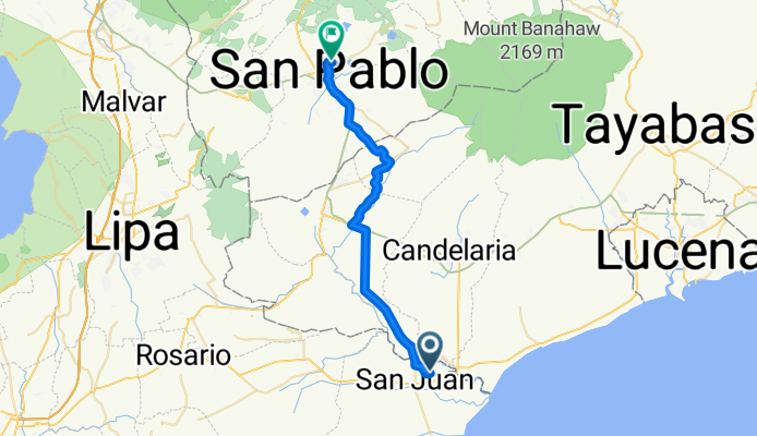 Unnamed Road, San Juan to Dagatan Boulevard, San Pablo City