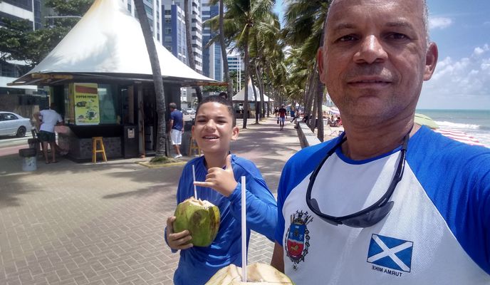 Photo 1 of the Bikemap route "De Av. Boa Viagem com R. Eng. Zael Diógenes - Boa Viagem a Avenida Boa Viagem 50"