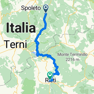 Franziskusweg 12. Etappe Scheggino - Rieti
