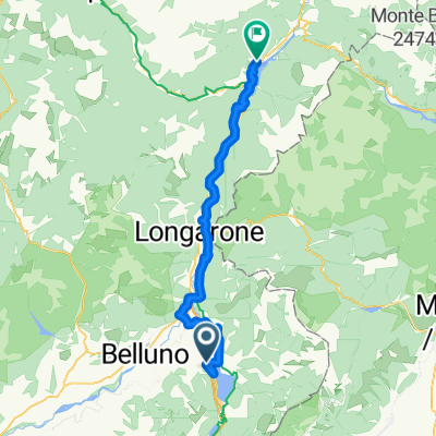 Cornolade- Calalzo di Cadore 55km 6nap