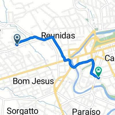 De Rua Augusto Santo Perreti 263 a Rua Vinte e Cinco de Março 190