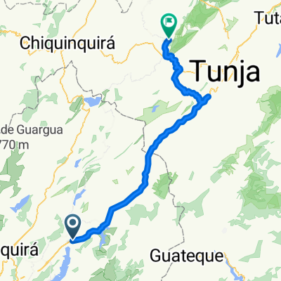 CARAJILLO - PTE DE BOYACA- SAMACA -VILLA DE LEYVA