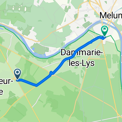 Itinéraire à partir de Rue de La Ferté-Alais, Villiers-en-Bière