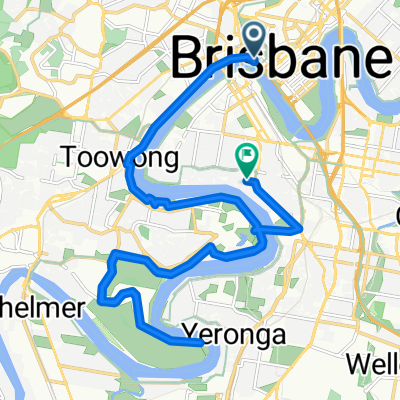 205 North Quay, Brisbane to 1 Rosebery Street, Highgate Hill