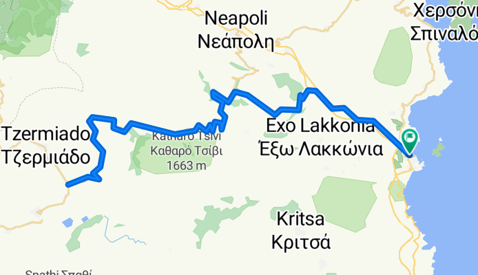 Climb to Lasithi plateau start from Agios Nikolaos
