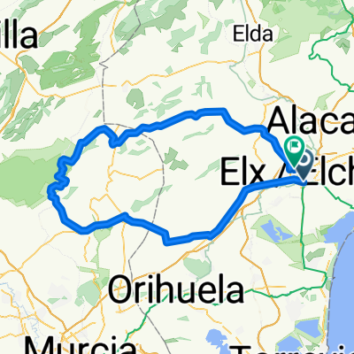 Elche- Garapacha- La Pila- Algueña - Elche