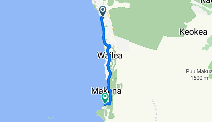 75 Alanui Ke Aliʻi Dr, Kihei to 5000–5240 Makena Rd, Wailea-Makena