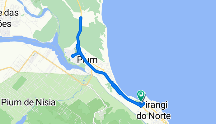 De Avenida Deputado Márcio Marinho, 495, Parnamirim a Avenida Deputado Márcio Marinho, 53–333, Parnamirim