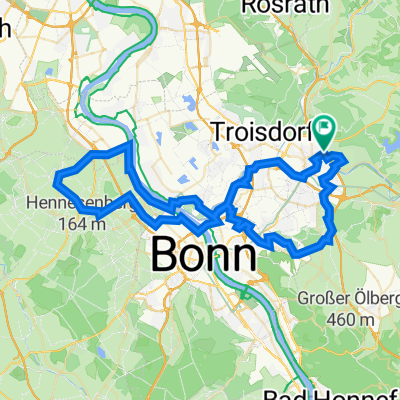 BRT2021-MI: Über den Rhein - RTF des BRT 2021 in Siegburg - 67 km Strecke