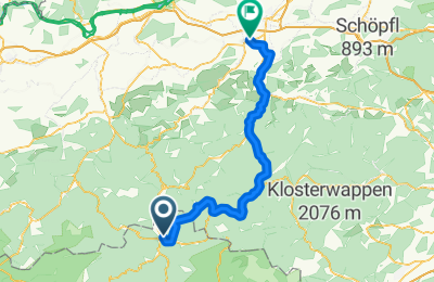 Route in der Bikemap App öffnen