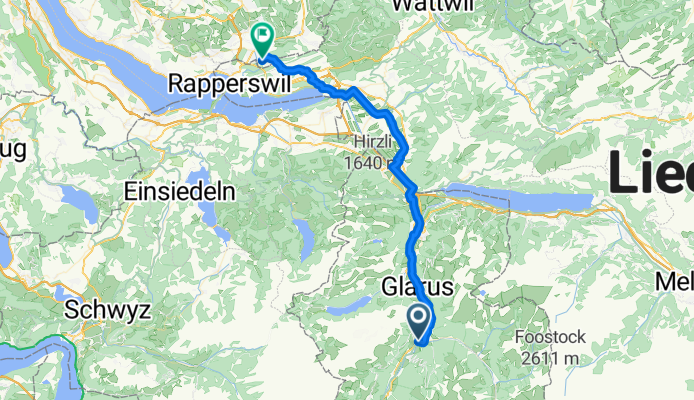 Tschudiguet 2, Glarus Süd nach Bergacherstrasse 46–54, Rüti ZH