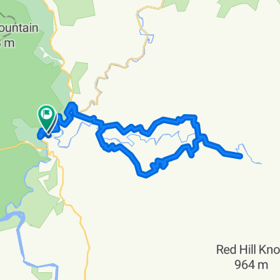 Big Laurel Creek loop from Hurricane