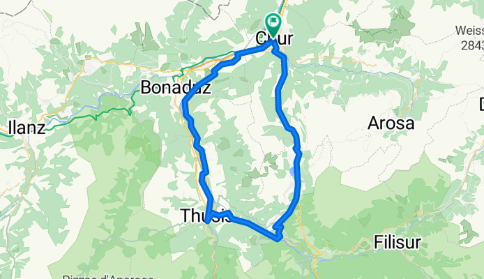 Chur - Lenzerheide - Thusis - Chur