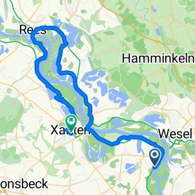 Niederrhein Tour Etappe 2 Büderich nach Xanten