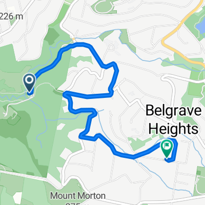 271D Mt Morton Road, Belgrave Heights to 35 Bartley Road, Belgrave Heights