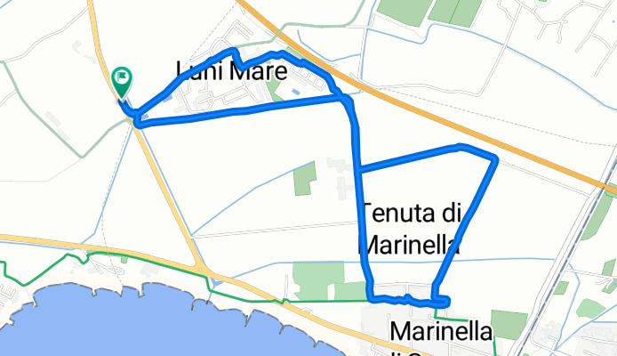 Da Viale 25 Aprile, Ameglia a Viale 25 Aprile, Ameglia