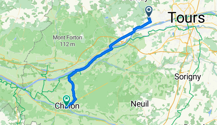 De 4 Chemin des Bois Cartins, Luynes à 1 Rue Carnot, Chinon