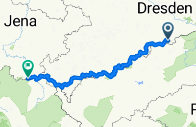Route in der Bikemap App öffnen