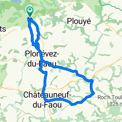 Cité Ker Avel 207, Loqueffret to Route d'Huelgoat 26, Loqueffret