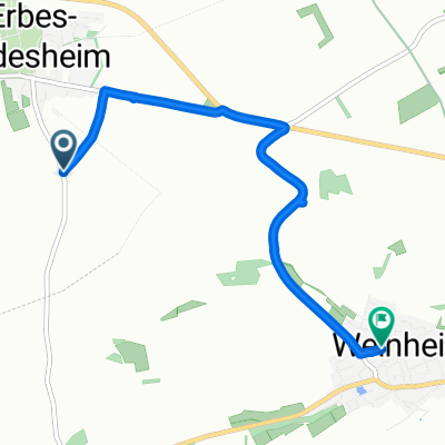Offenheimer Straße, Erbes-Büdesheim nach Nieder-Wieser Straße 23, Alzey