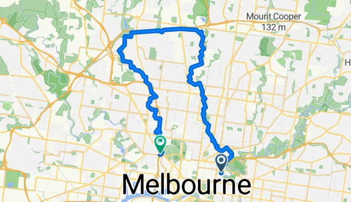 193 Nicholson Street, Abbotsford to Citylink Tollway, North Melbourne