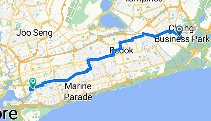 5 Changi Business Park Central 1, Changi to 230 Stadium Boulevard, Kallang