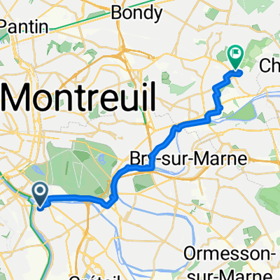 De 2bis Rue Pasteur, Alfortville à 15–17 Place de Tavarnelle Val di Pesa, Gagny